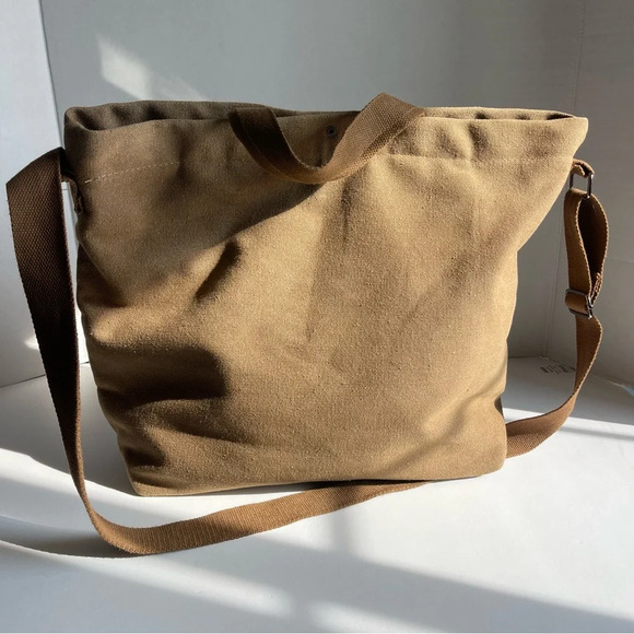 Canvas Tote Handbags Casual Shoulder Work Bag Crossbody Top Handle - Picture 6 of 14